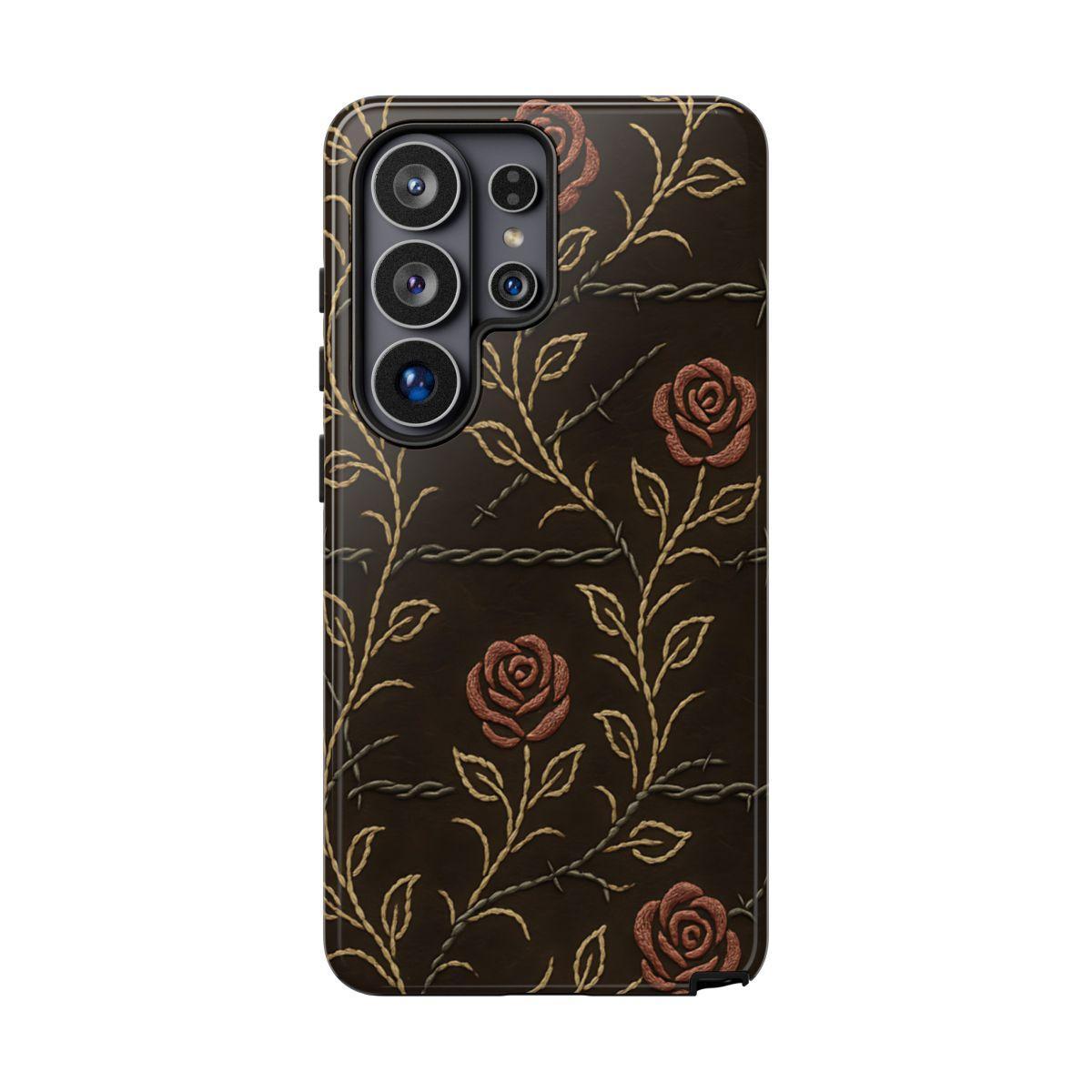 Barbed Wire Roses Tough Case