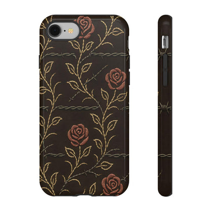 Barbed Wire Roses Tough Case