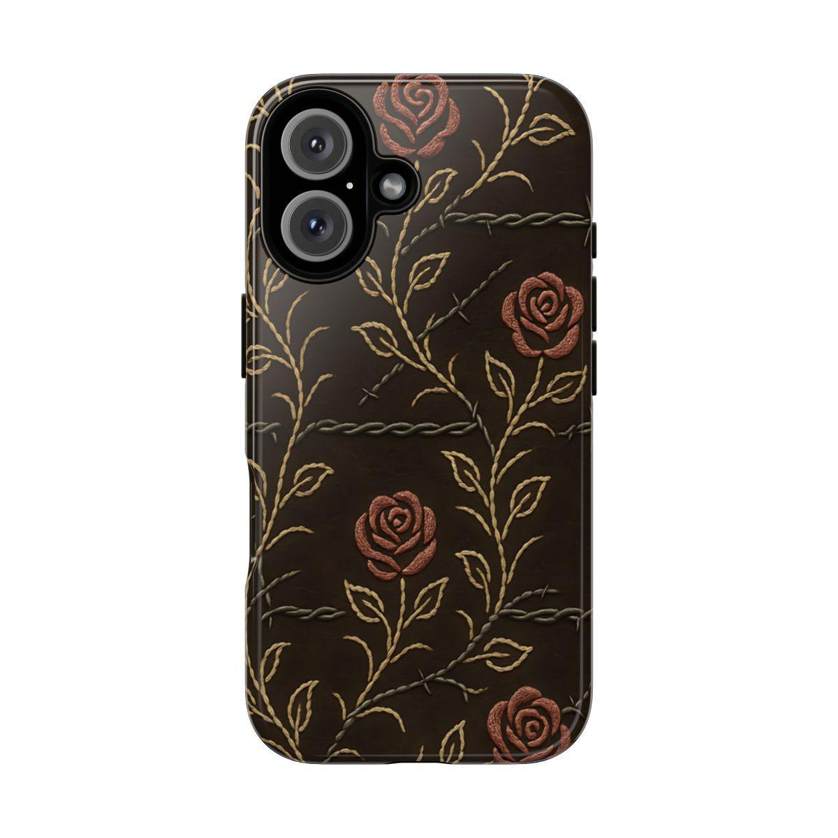Barbed Wire Roses Tough Case
