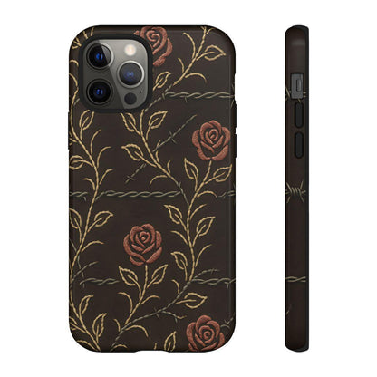 Barbed Wire Roses Tough Case