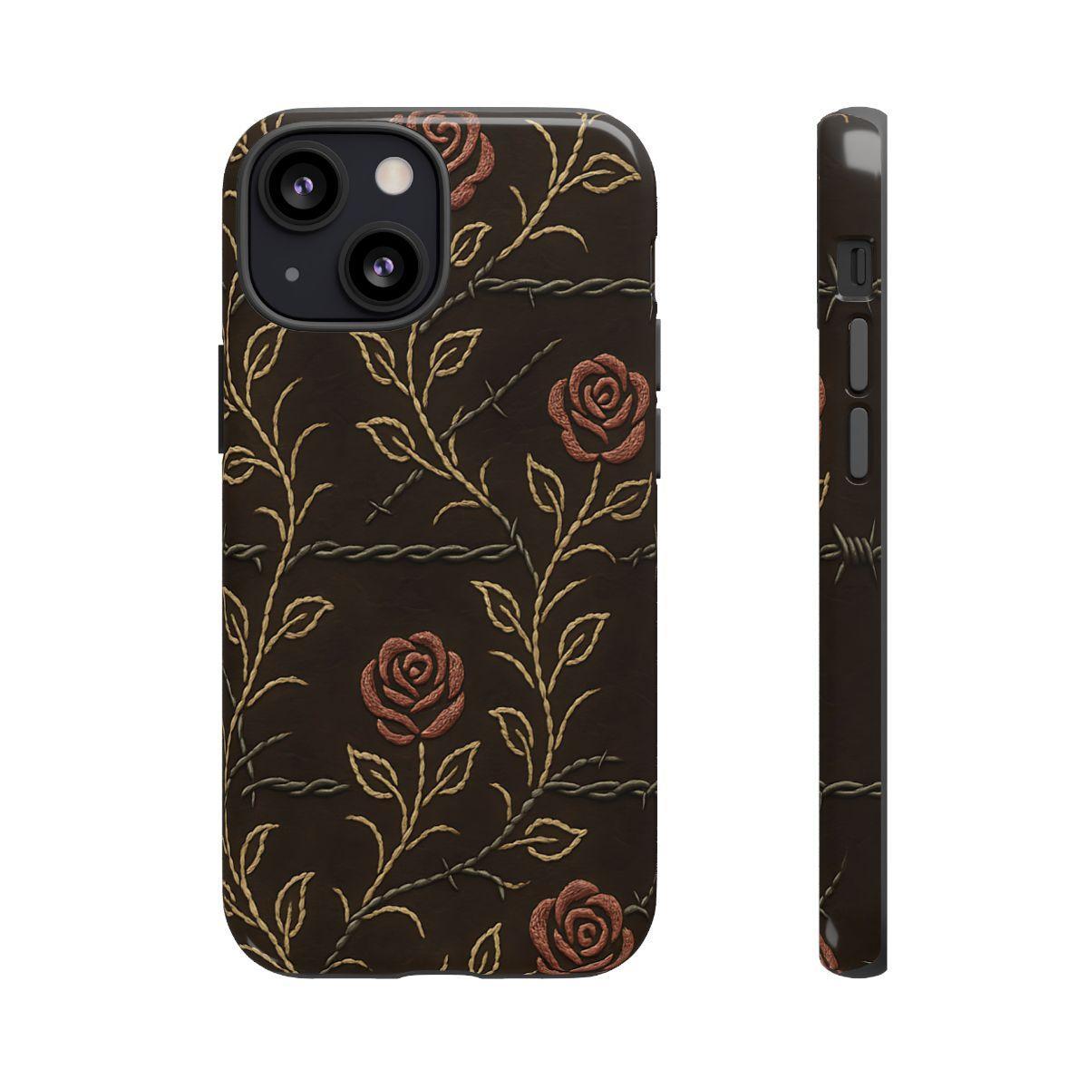 Barbed Wire Roses Tough Case