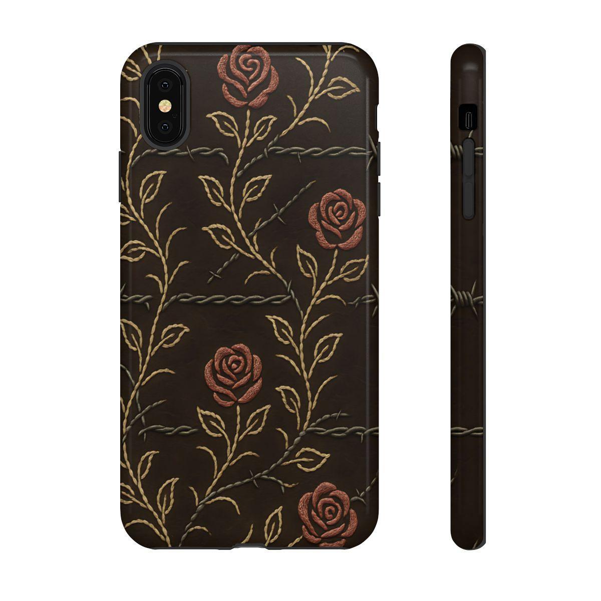 Barbed Wire Roses Tough Case