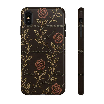 Barbed Wire Roses Tough Case
