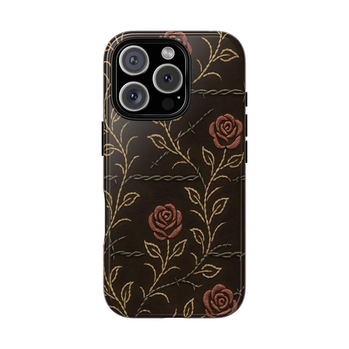 Barbed Wire Roses Tough Case
