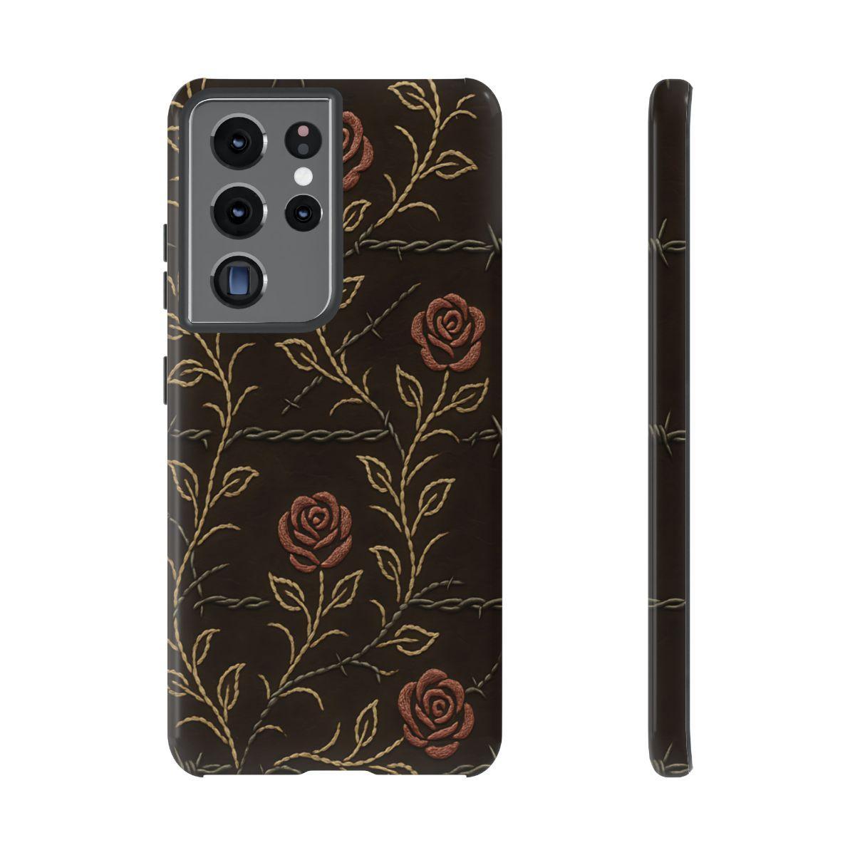 Barbed Wire Roses Tough Case