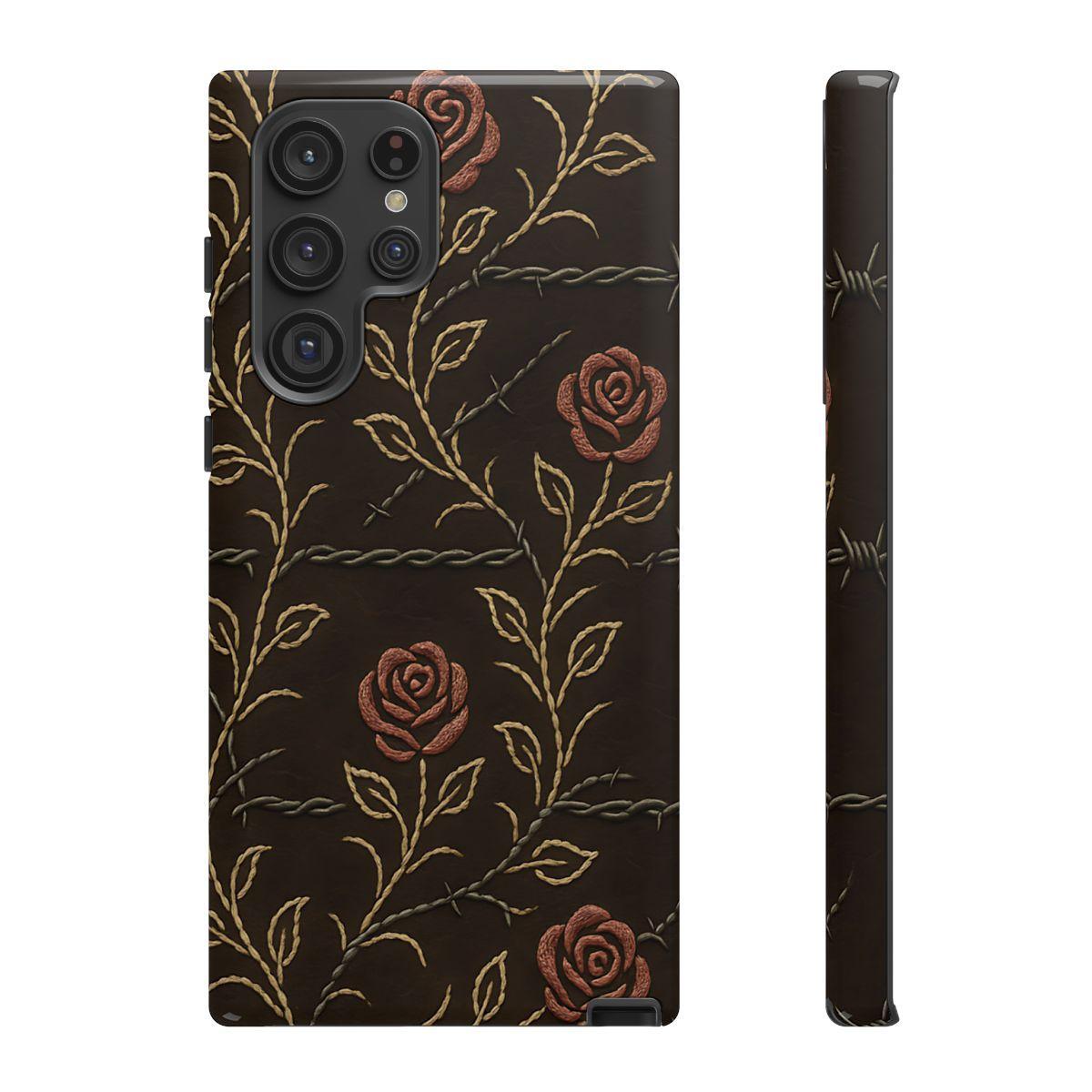 Barbed Wire Roses Tough Case