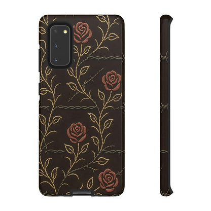 Barbed Wire Roses Tough Case