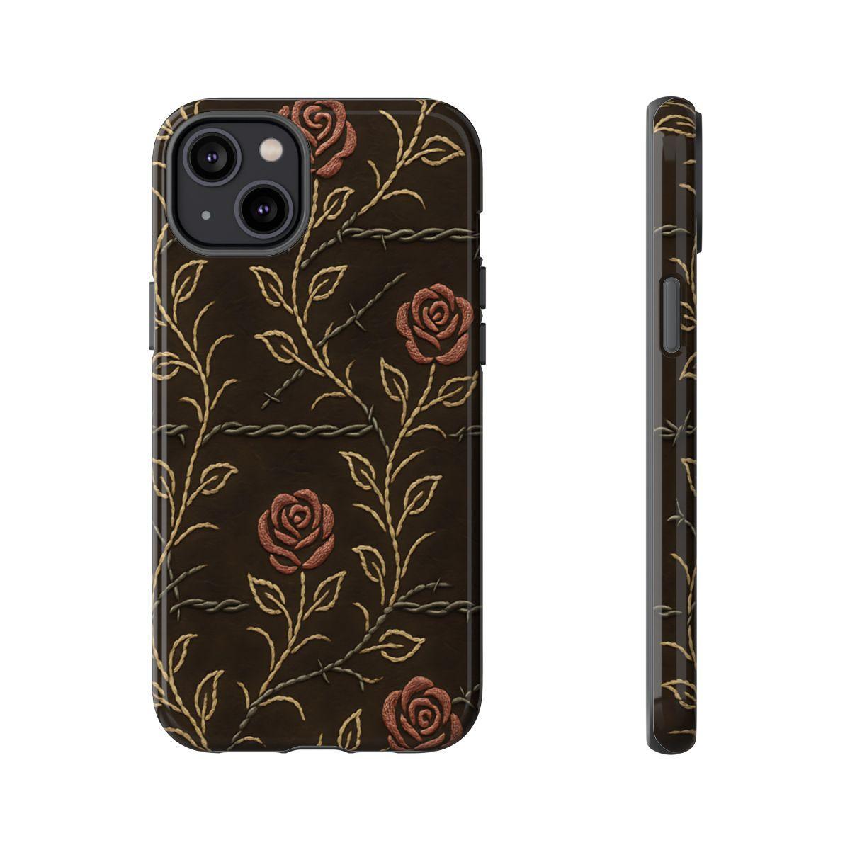 Barbed Wire Roses Tough Case