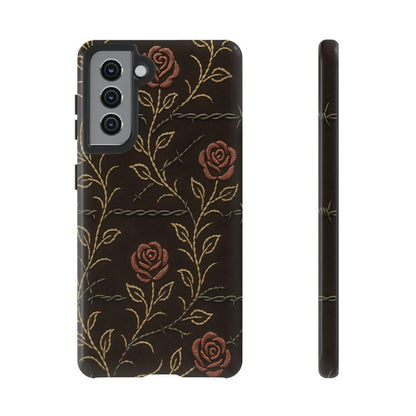 Barbed Wire Roses Tough Case