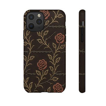Barbed Wire Roses Tough Case