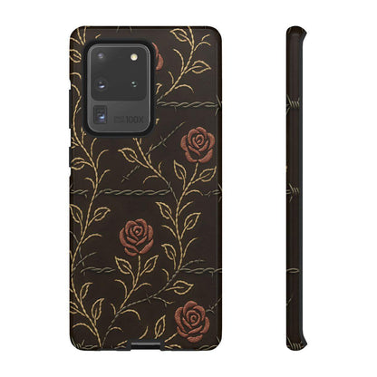 Barbed Wire Roses Tough Case