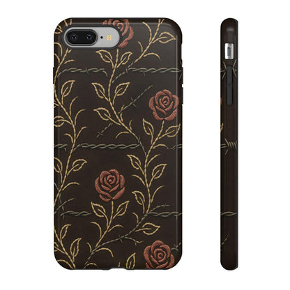 Barbed Wire Roses Tough Case