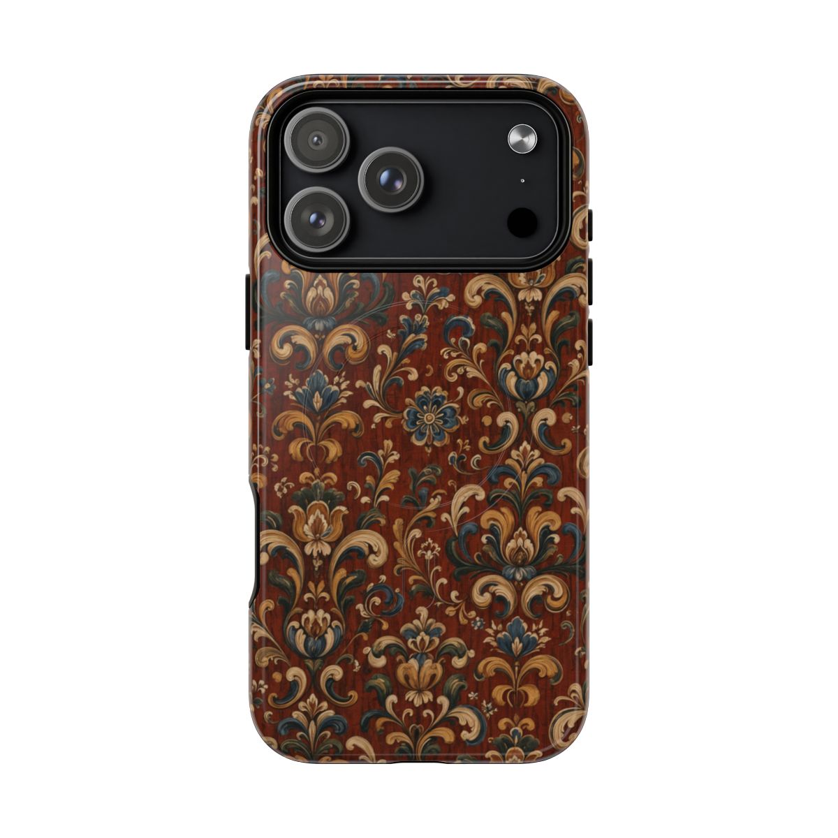 Barn Red Scrolls Magnetic Case - iPhone 18 Pro Max