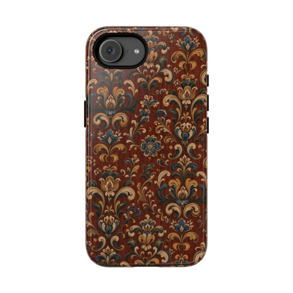 Barn Red Scrolls Tough Case - iPhone 17e