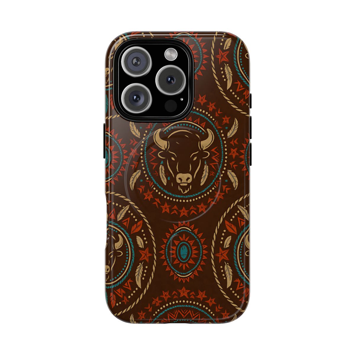 Bison Mandala Magnetic Case