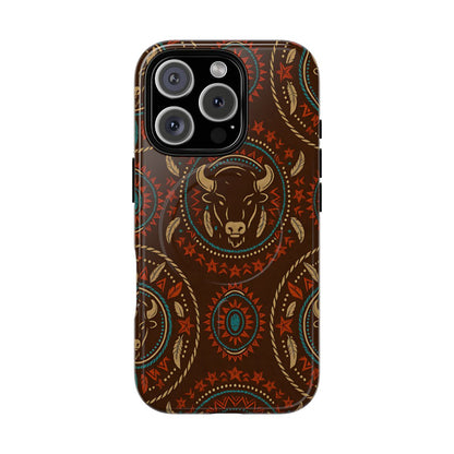 Bison Mandala Magnetic Case