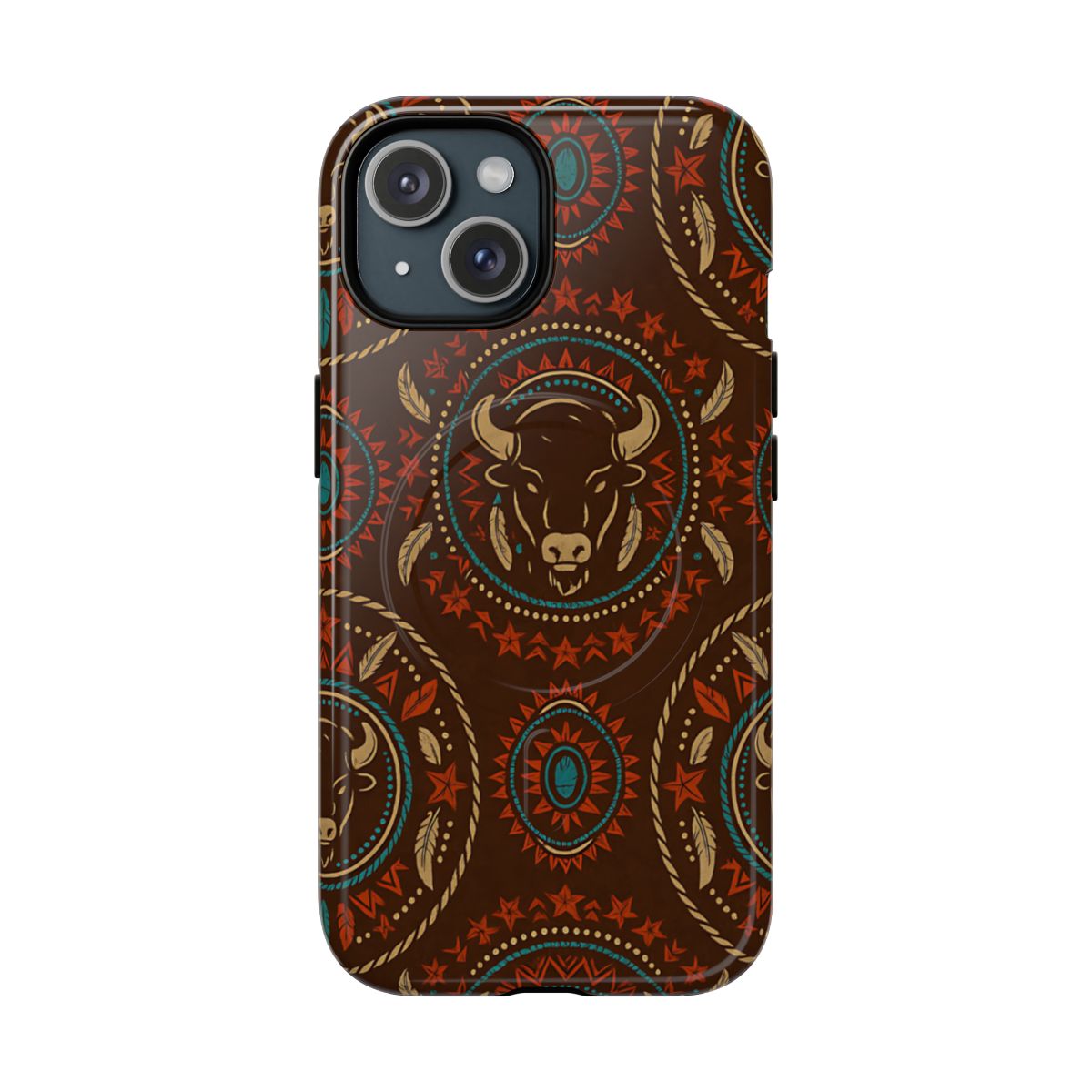 Bison Mandala Magnetic Case