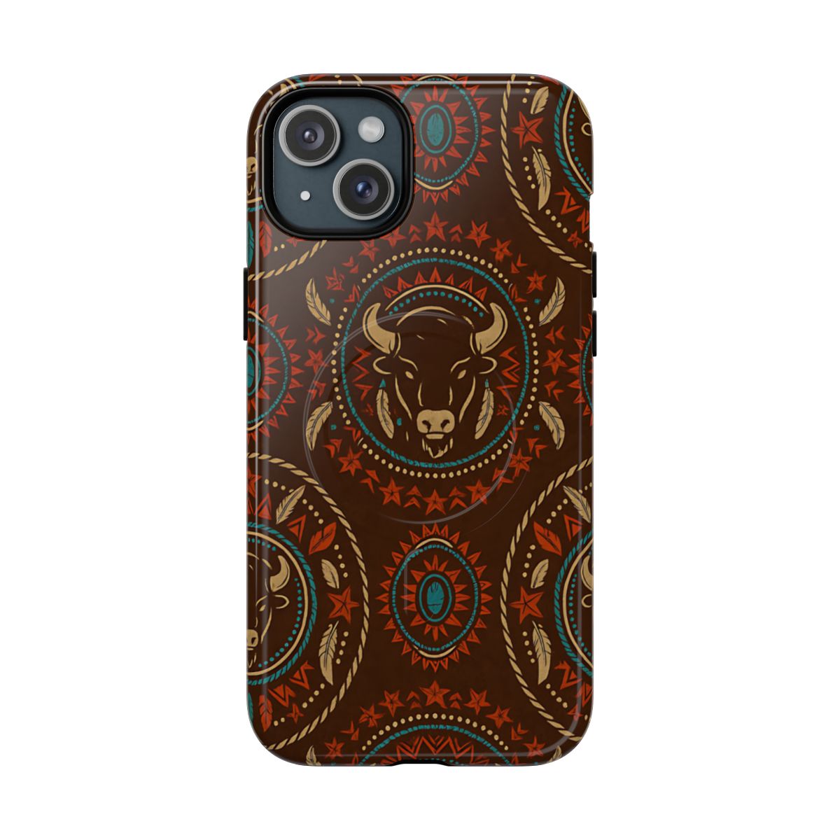 Bison Mandala Magnetic Case