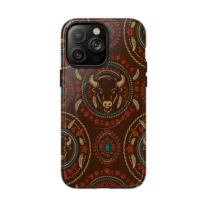 Bison Mandala Magnetic Case