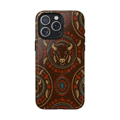 Bison Mandala Magnetic Case