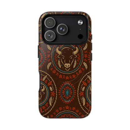 Bison Mandala Magnetic Case