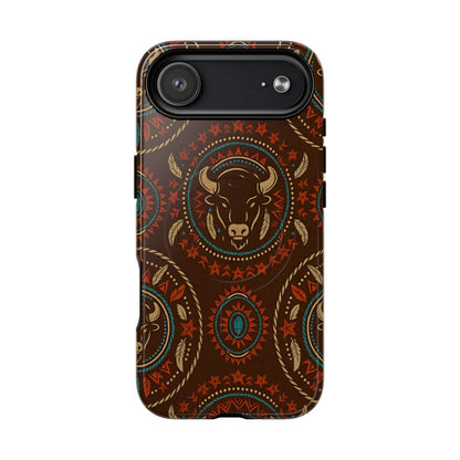 Bison Mandala Magnetic Case