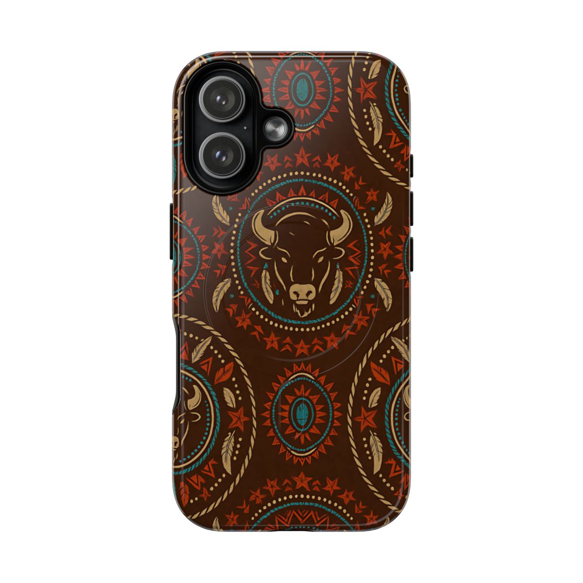 Bison Mandala Magnetic Case