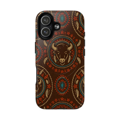 Bison Mandala Magnetic Case