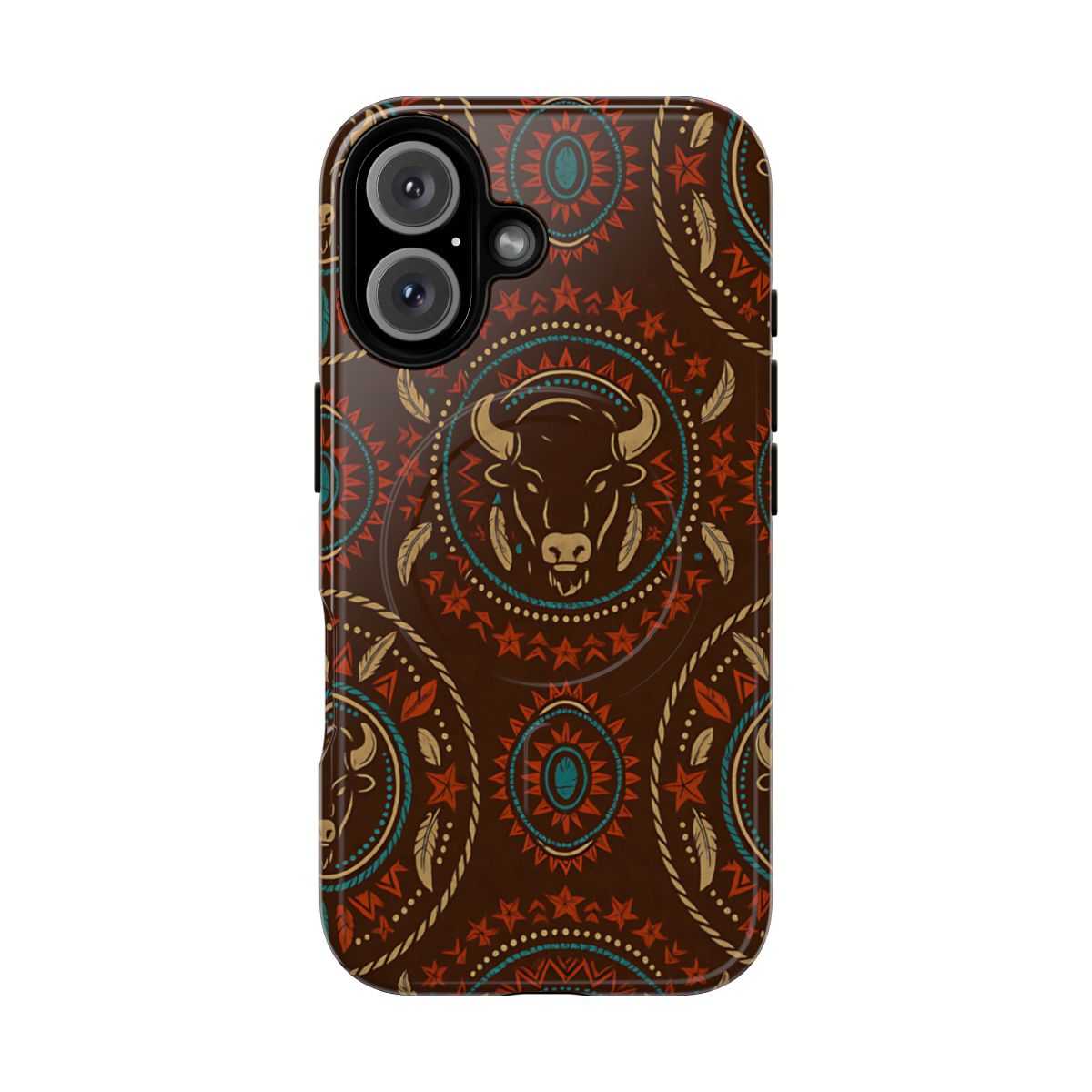 Bison Mandala Magnetic Case