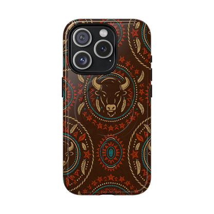 Bison Mandala Magnetic Case