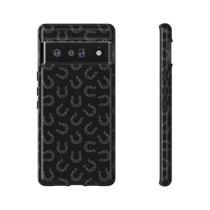 Black Horseshoes Tough Case