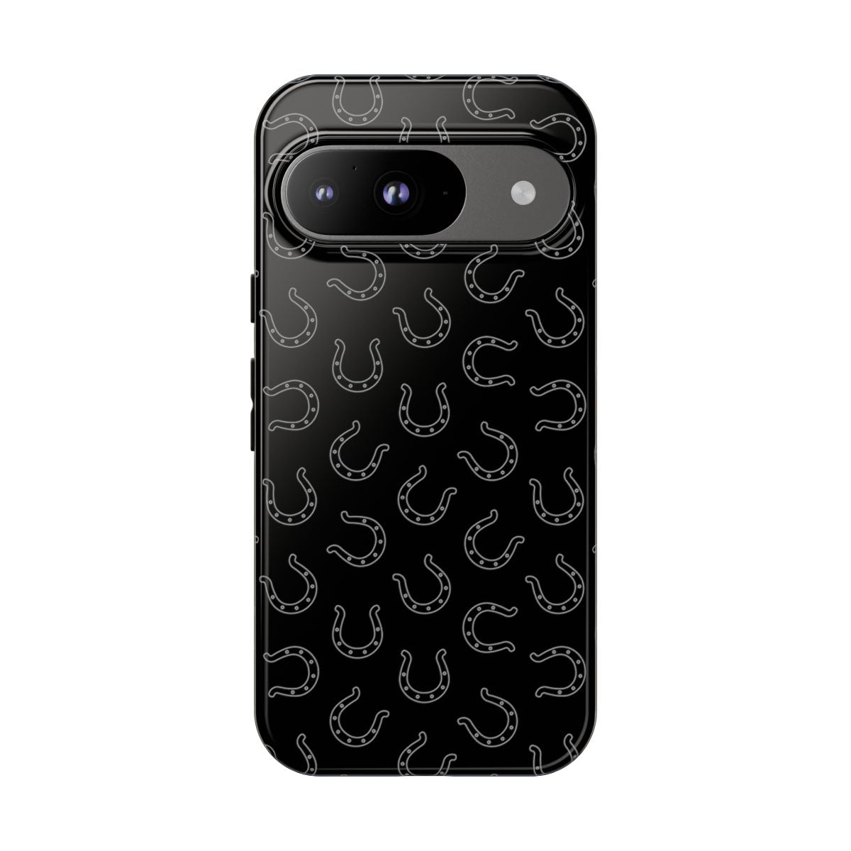Black Horseshoes Tough Case