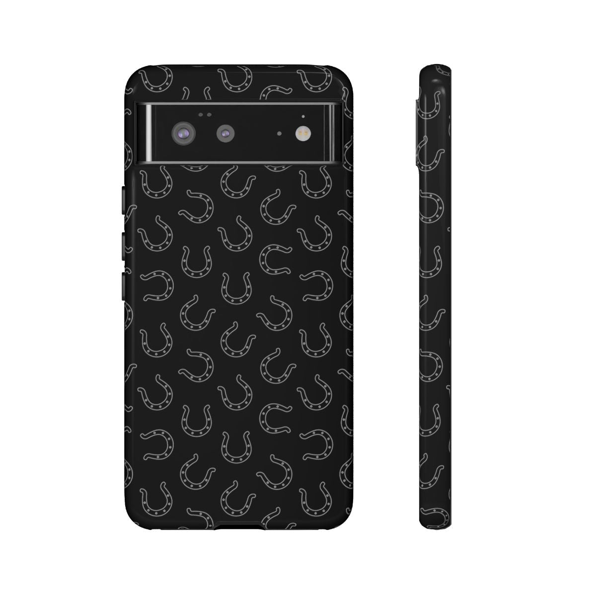 Black Horseshoes Tough Case