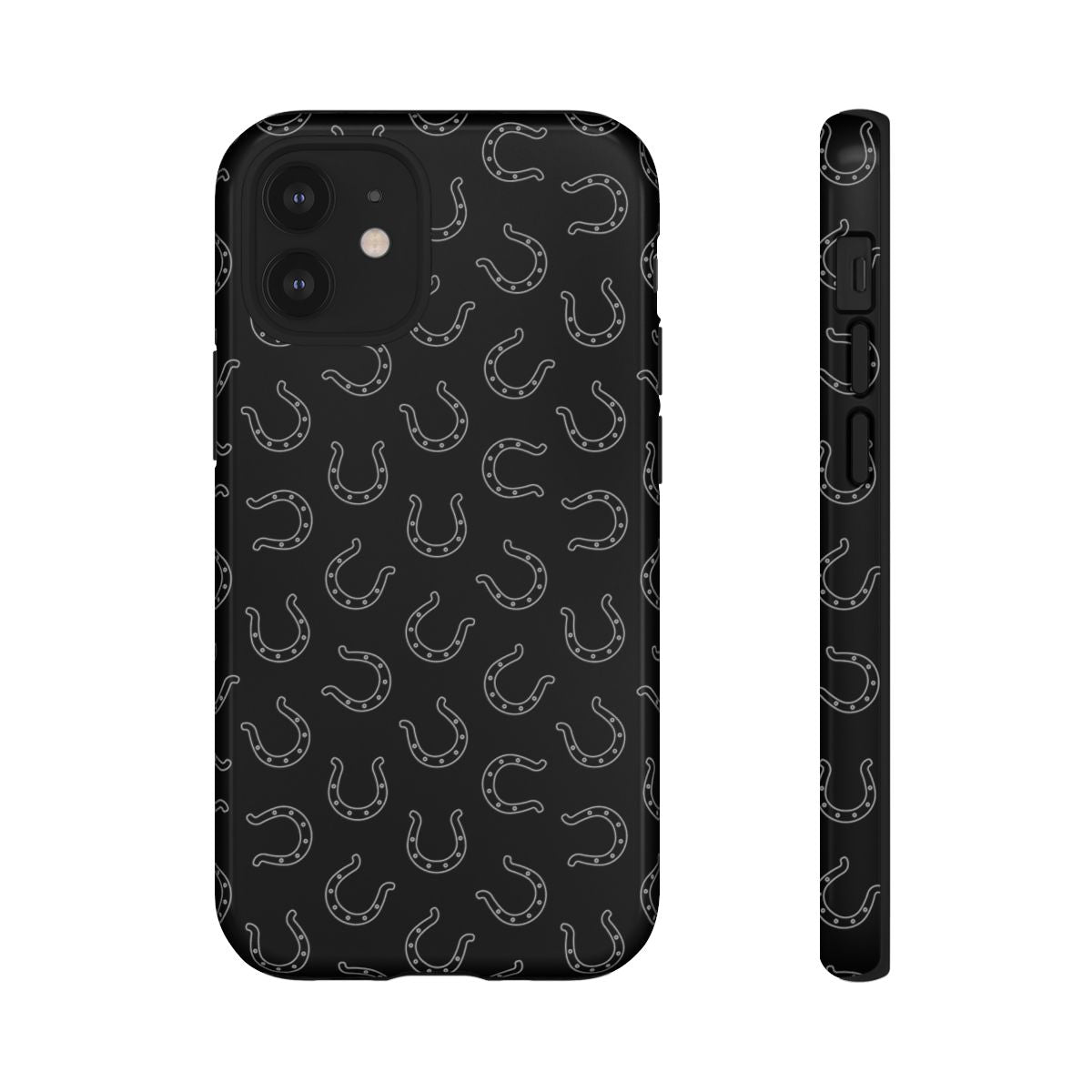 Black Horseshoes Tough Case