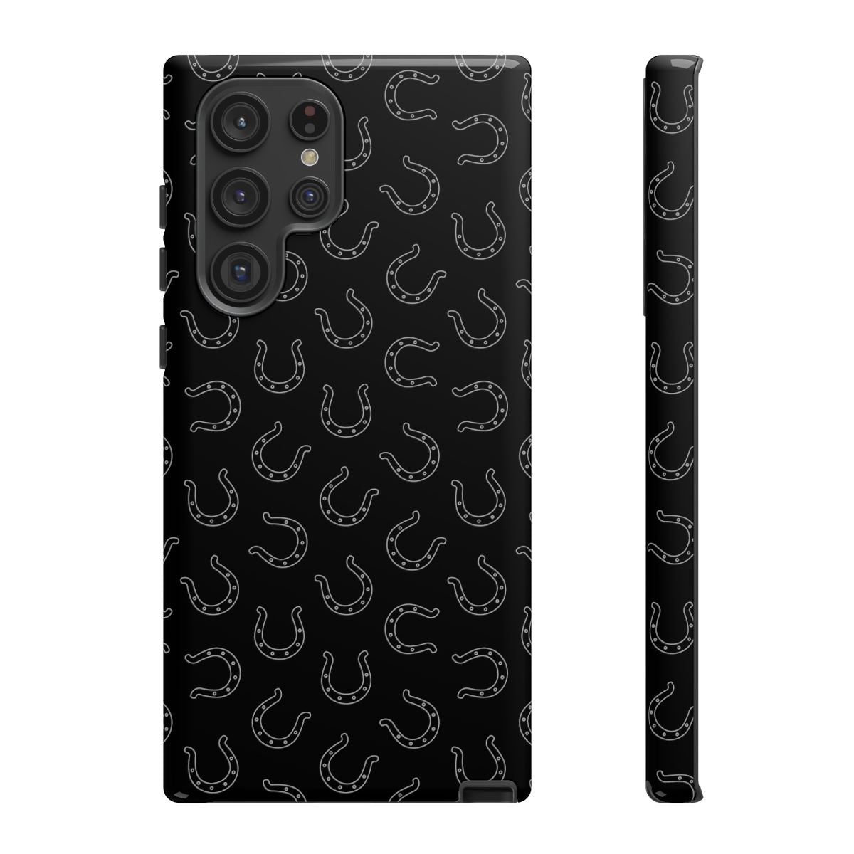 Black Horseshoes Tough Case