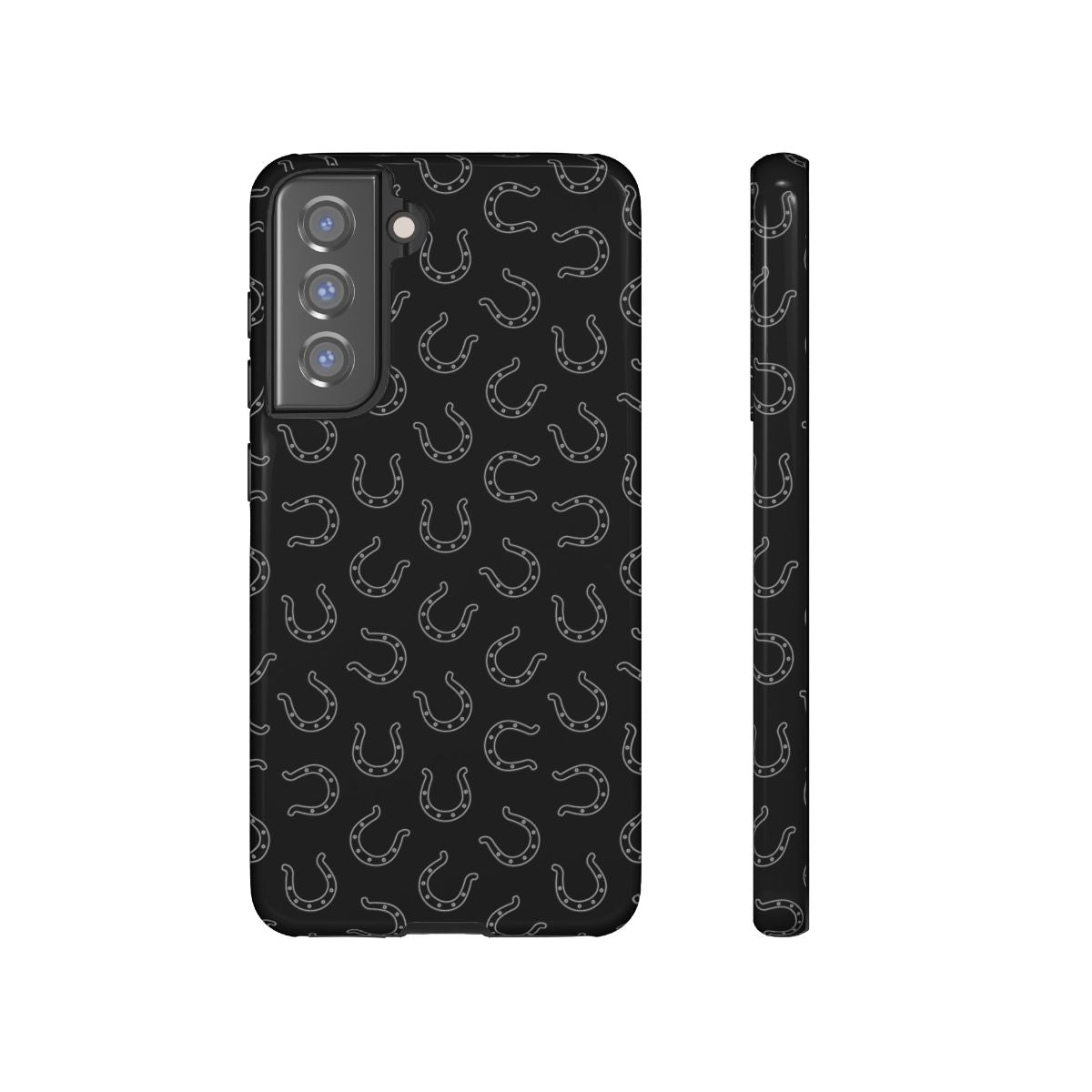 Black Horseshoes Tough Case