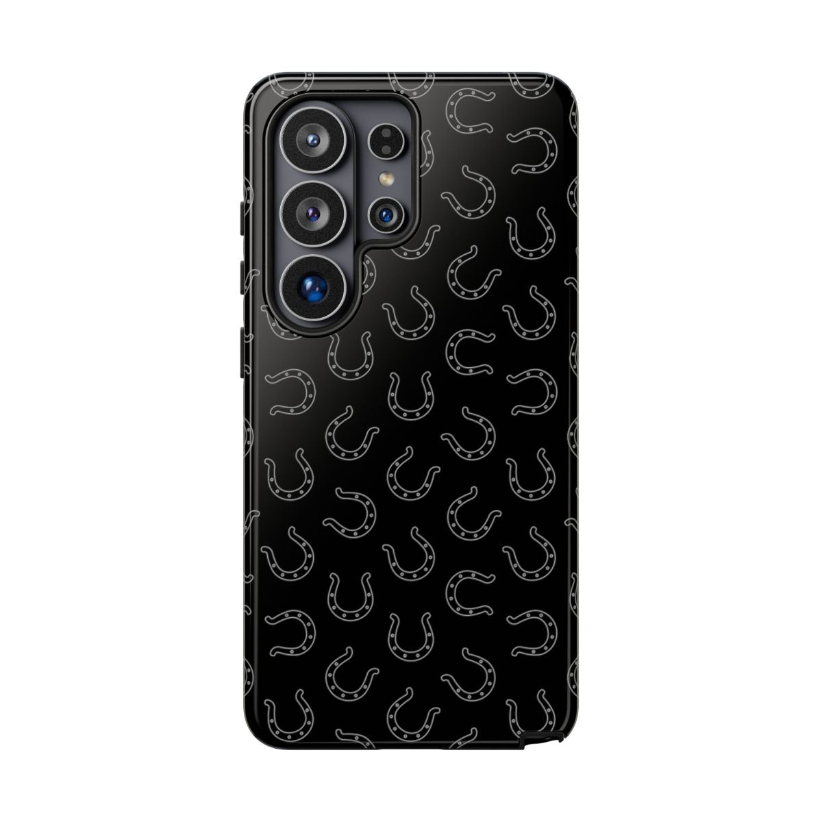 Black Horseshoes Tough Case
