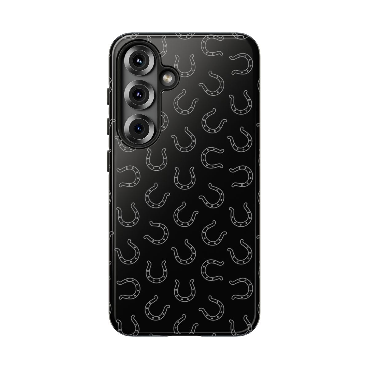 Black Horseshoes Tough Case