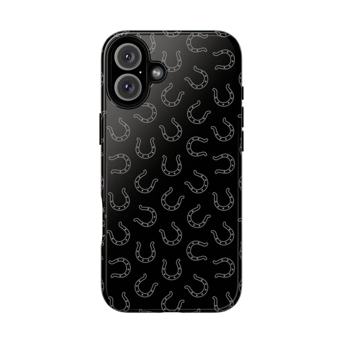 Black Horseshoes Tough Case