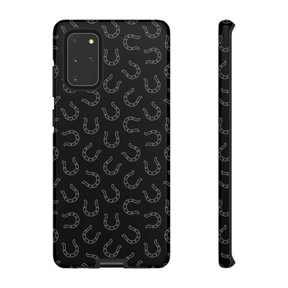 Black Horseshoes Tough Case