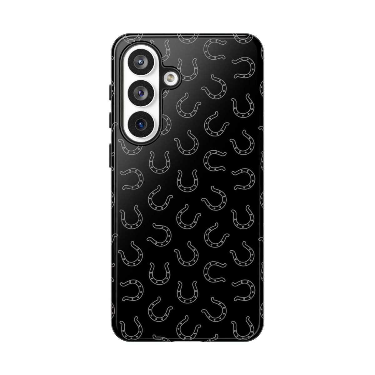 Black Horseshoes Tough Case