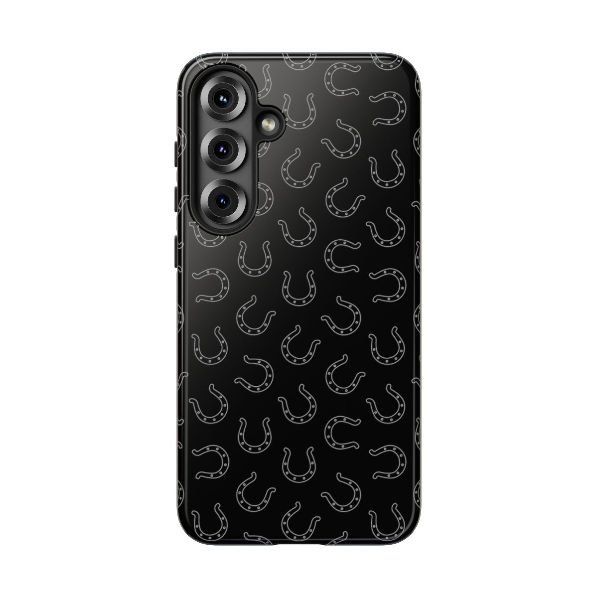 Black Horseshoes Tough Case