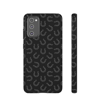 Black Horseshoes Tough Case