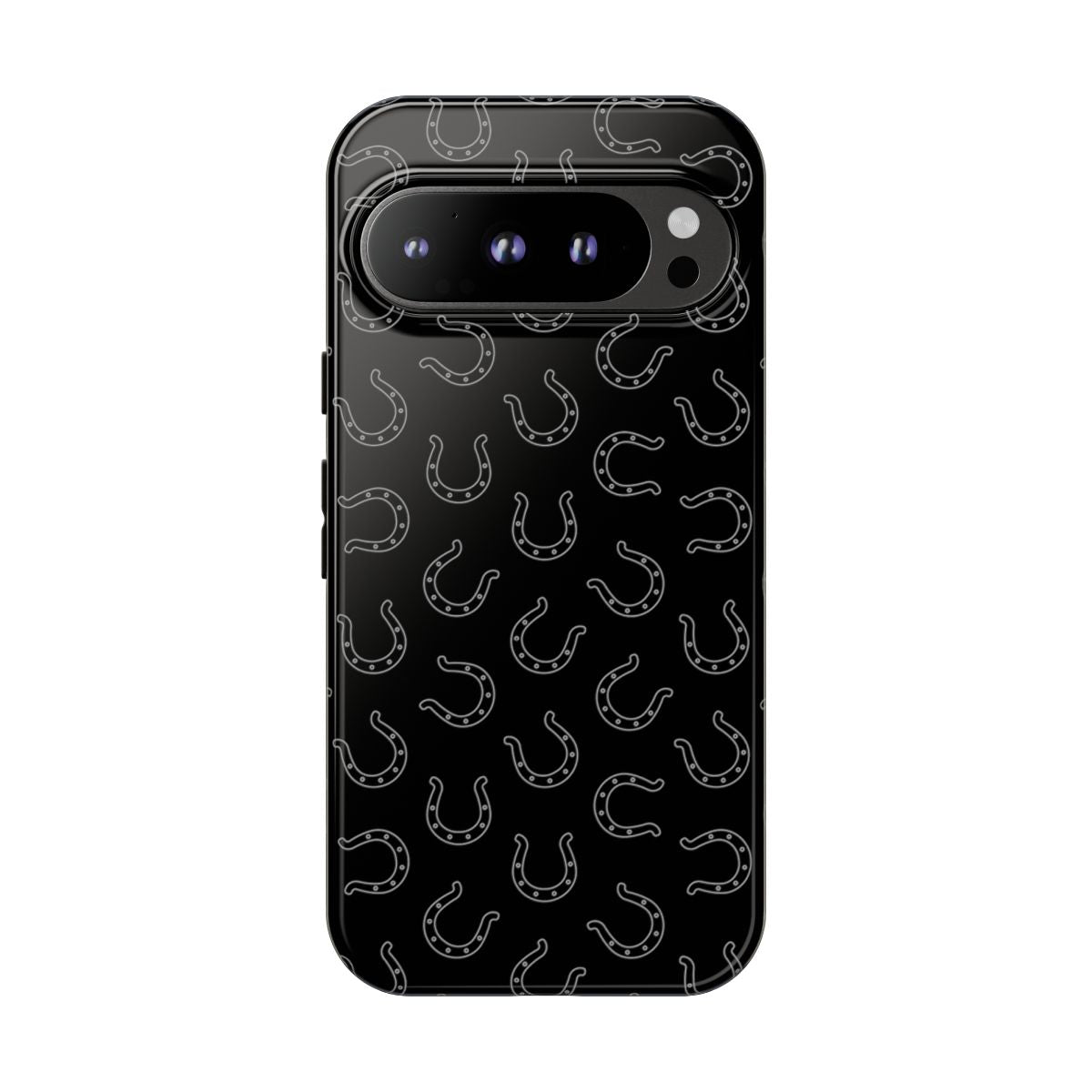 Black Horseshoes Tough Case