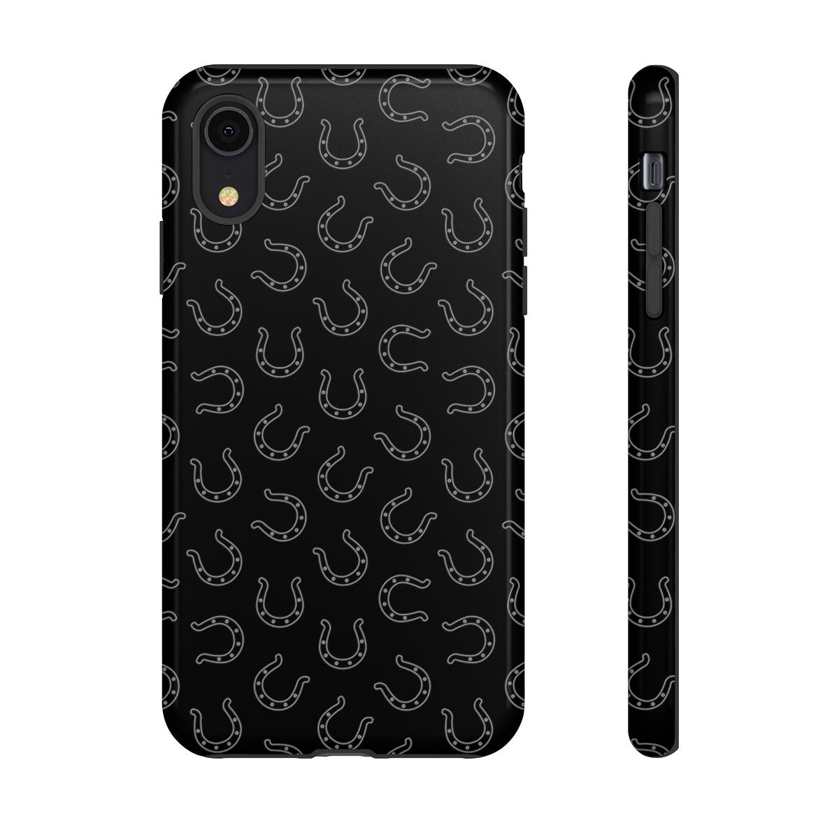 Black Horseshoes Tough Case