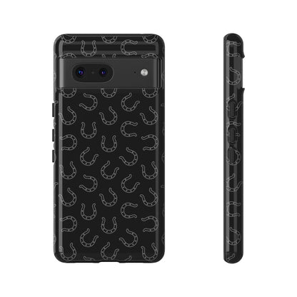 Black Horseshoes Tough Case