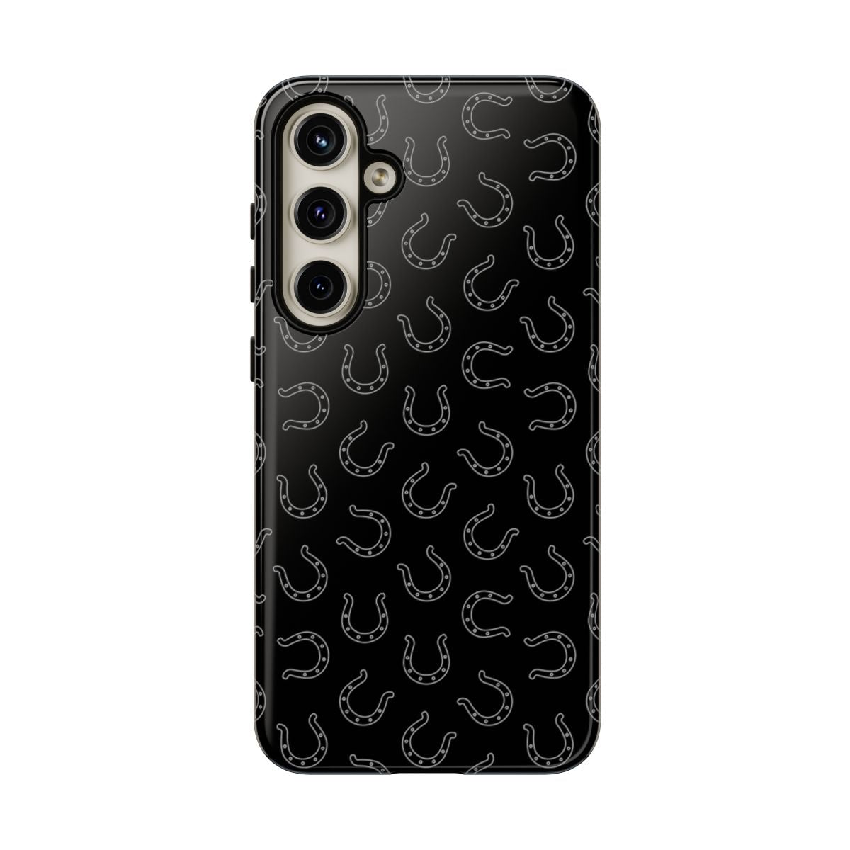 Black Horseshoes Tough Case