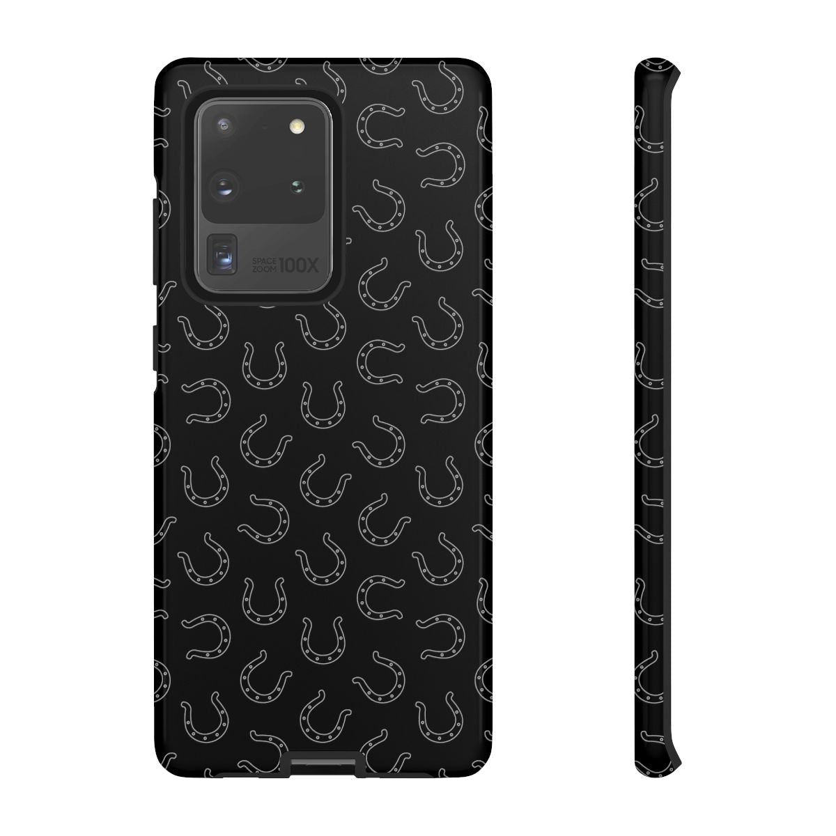 Black Horseshoes Tough Case
