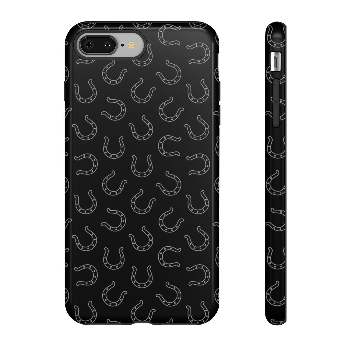 Black Horseshoes Tough Case