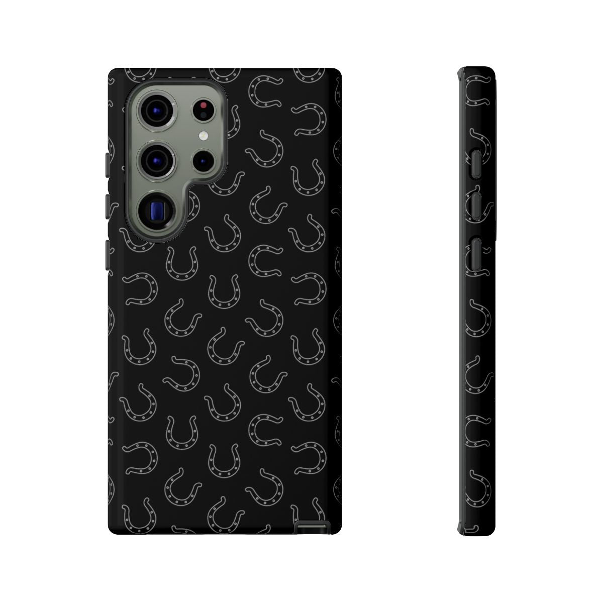Black Horseshoes Tough Case
